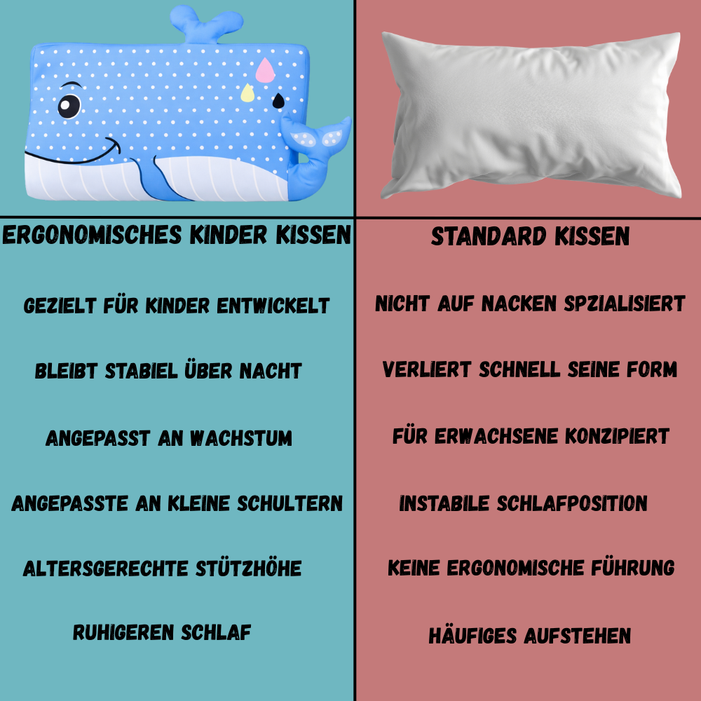 Ergonomisches Traum Kissen für Kinder